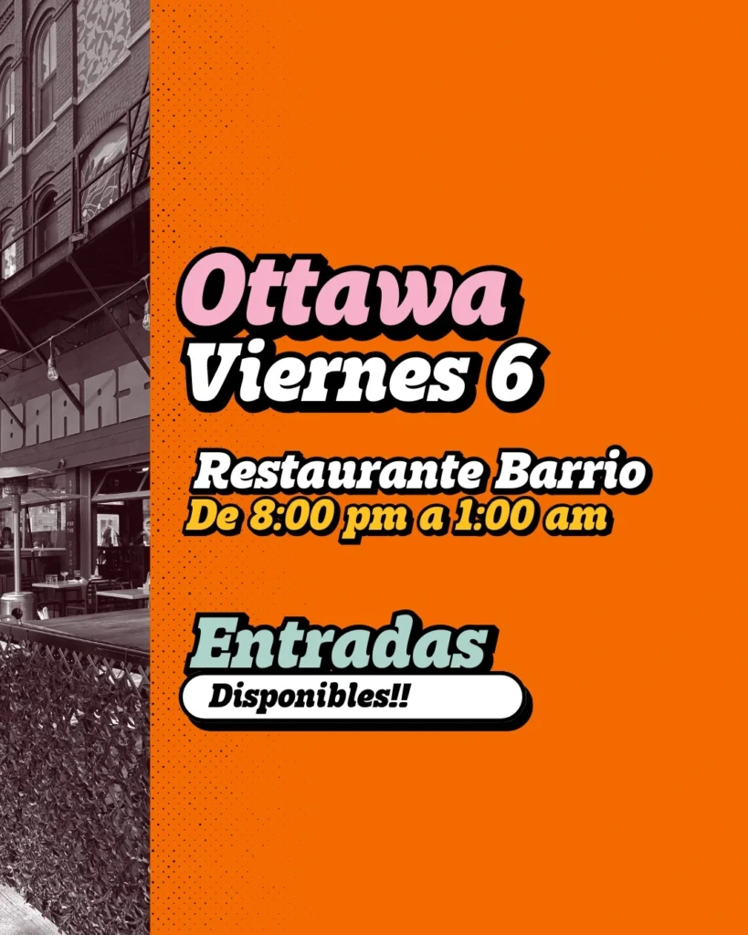 Flyer oficial del evento Noches de Despecho Ottawa Febrero 2026 en Restaurante Barrio