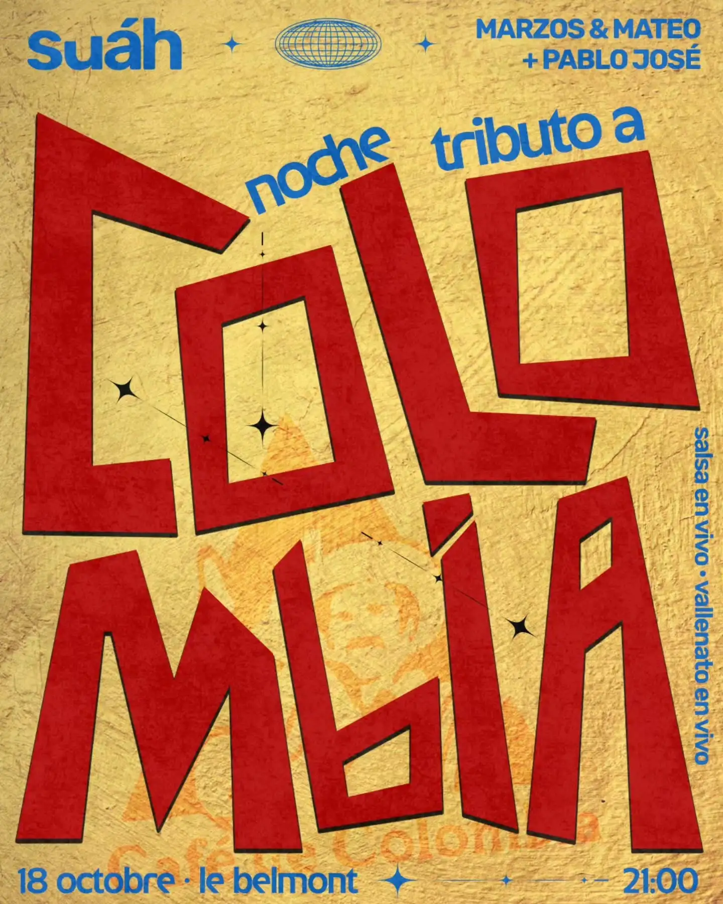 Noche Tributo a Colombia Le Belmont with Ferbeatz DJ